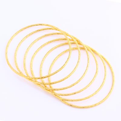 China Trendy Thin Trendy JH Gold Plated Girl's Bracelet 18K Hot Sale Item Jewelry For Gift for sale