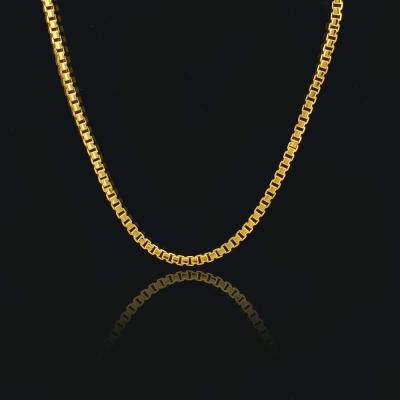 China Fashion Brass Women Plated Light Gold Jewelry Gold Necklace Sets for sale