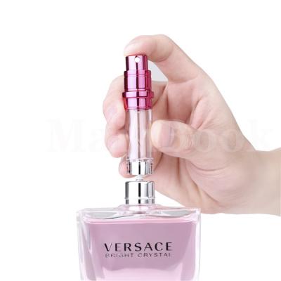 China Personal Care Customized Mini Perfume Spray Bottle Aluminum Container Refillable Atomizer Portable Travel Spray Cosmetic Perfume Bottle for sale