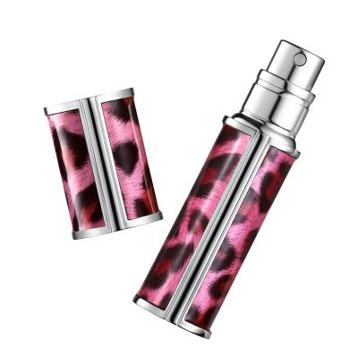 China Personal Care 5ml Portable Refillable Aluminum Atomizer Empty Cosmetic Container Mini Spray Perfume Bottle Travel Free Custom Logo for sale