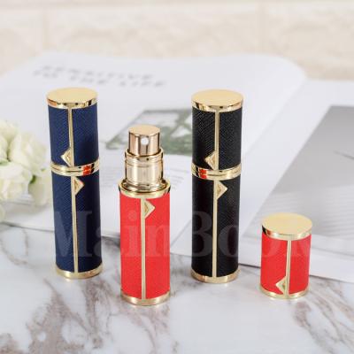 China Lurury Mini Bottle Personalized Perfume 10ml Roll On Rose Gold Spray Bottles Refill Clear Black Custom Perfume Bottle for sale