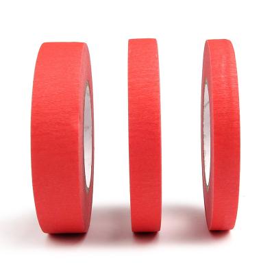 China IDE Heat Resistant Masking Tapepre Tapered Masking Paper Tape For Powder Coating for sale