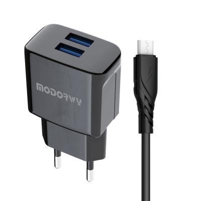 China MODORWY Mobile Phone Surprise Price New Design Single USB Wall Charger For Mobile Phone With 5V 2.1A USB Charger Two USB Wall Charger for sale