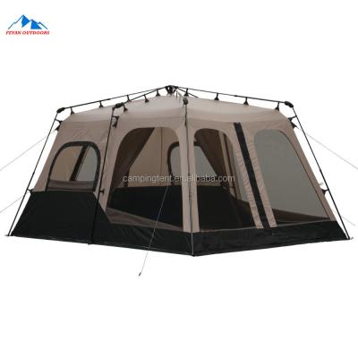 China Large Automatic Fiberglass 8 Person Instant Outdoor Camping Tent for sale