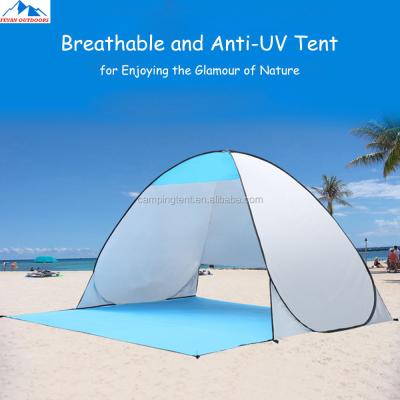 China Water Resistant and UV-Resistant Automatic Pop Up Tent Tent 2 Person Instant Tent Anti Noise Beach Camping Tent Outdoor Sun Shelter for sale