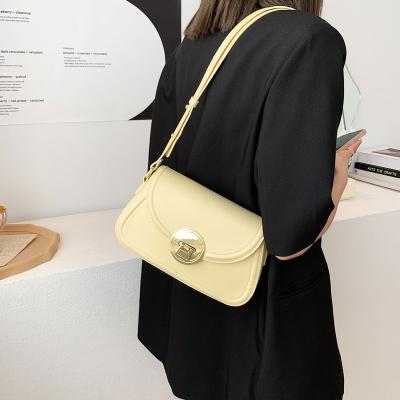 China New summer 2022 niche fashion cross-body bag hot Internet celebrity shoulder bag Central Institute of Statistics small advanced textured fashion bag women for sale