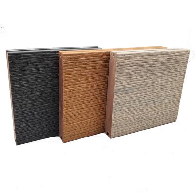 China Modern durable waterproof durable waterproof wpc proof hide eco skin solid eco decking boards for sale