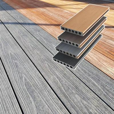 China Modern Outdoor Composite Decking Floor Planks Waterproof Eco Friendly Garden Landscape Flooring for sale