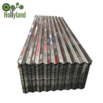 China Villas GI Aluminum Roofing Sheet PPGI Cold Rolled Profiled Corrugated Galvanized Zinc Coated Steel Sheets à venda