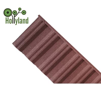 China Modern Lightweight Tiles Aluminum-zinc Coated High Performance Design Steel Base Interlocking Stone Coated Metal Roofing Tiles for sale