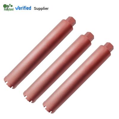 China Laser Welded Hollyland Drill Bit Wet Dry Stone Diamond Core Hole Drill Bit For Granite Marble Te koop