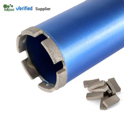 Cina Laser Welded Hollyland Diamond Hole Core Drill Concrete Marble Geological Mine Drill Tool Kits in vendita