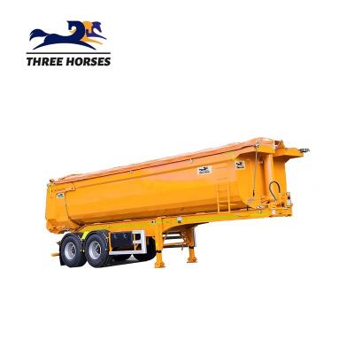 China Truck Trailer Best Made In China Aluminum Coal Dump Trailer And Self Dump Trailer Dump Trailer For Construction for sale