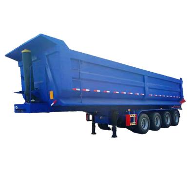 China Truck Trailer Dump Trailer Hydraulic Dump Trucks Japan Self Dump Trailer Tipper Trailer for sale