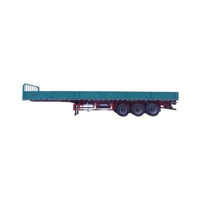 China High quality truck trailer dropside trailer with high side walls and adjustable trailer height caster jack for sale