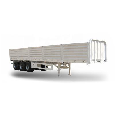 China Truck trailer brand side wall cargo trailer for sale lock and dropside trailer with side wall barrier trailer for sale