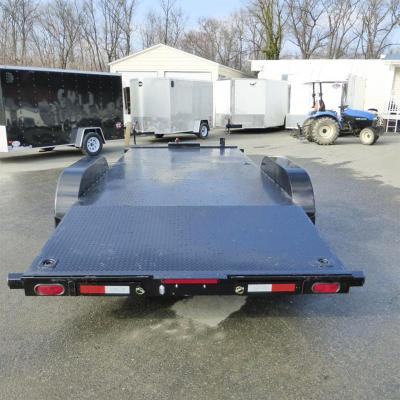 China 14 Inch Car Wash Trailer Car Trailer Curbs 2 Car Trailer Transport for sale