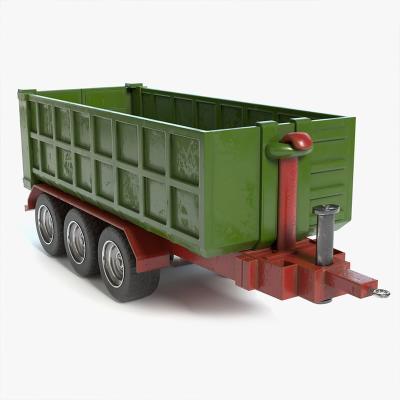 China Loading for agricultural cargo. Good quality hot selling agricultural machinery tilting trailers tractor trailer farm for sale