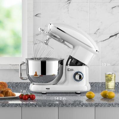 China Tilt Head Design 3 in 1 Flour Mixer Battidora Bakery Kitchen Mixer Bread Dough Mixer Cake Mixer Machine Stand Baking Planetary Food Mixer for sale