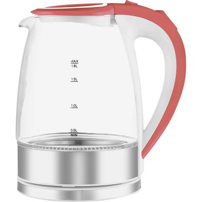 China Factory direct 360 degree rotation electric kettle stainless steel power-base household automatic kettle for sale