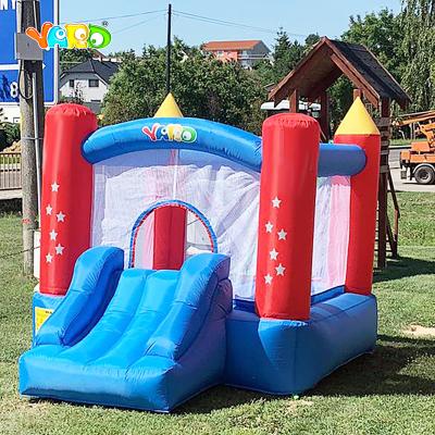 China Backyard YARD Nylon Material Inflatable Bounce House Bouncy Castle Slide Combo for sale