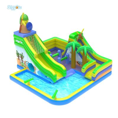 China New Design Waterproof Cheap Price Inflatable Pool Slide Water Slide For Commercial Use for sale