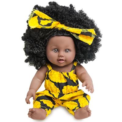 China Factory Price African Doll Girls Inflatable Black Children'S Play Toy Cloth Gift for sale