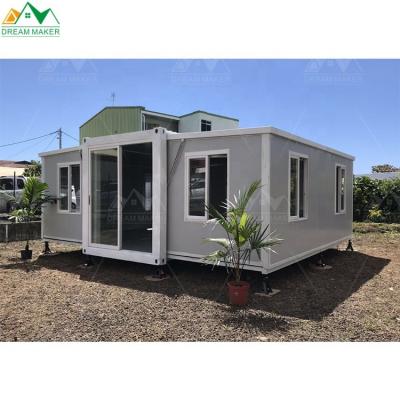 China Modern Expandable Mobile Tiny House Luxury Ready Made Prefab Container Homes 20 40 FT 2Bedroom Garden Resort Modular Bungalow House for sale