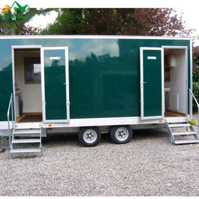 China Modern Outdoor Mobile With Convenient Portable Toilet Portable Trailer Toilet Shower Container Mobile Toilet for sale