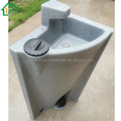 China Modern Bathroom HDPE Countertop Plastic Wash Basin Designer Desgin Ws-100 Outdoor Wall Hung Wash Hand Basin for sale