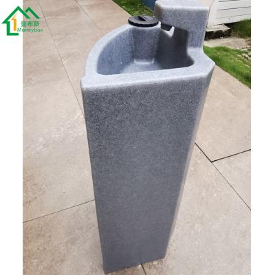 China Sale Desgin Ws-100 Wash Sink Small Washbasin Counter Top HDPE Dining Room Water Sink Modern Corner Commercial Sink Rack for sale