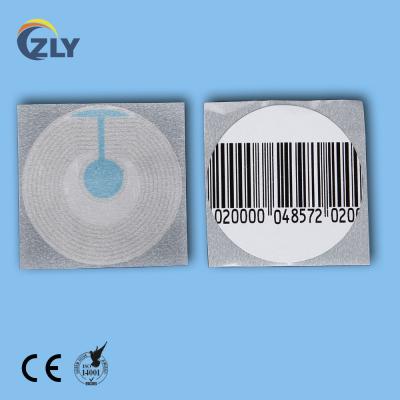 China CZLY barcode factory rf 8.2Mhz security anti-theft adhesive sticker for sale