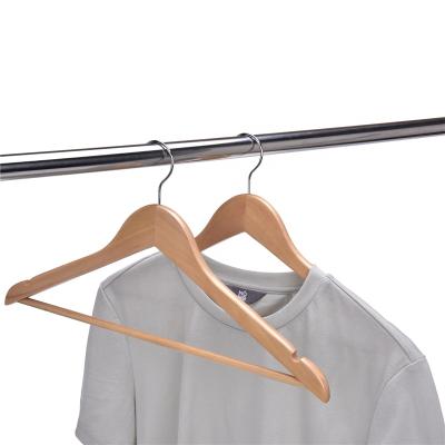 China Wholesale Non Slip Cheap Wooden Coat Hanger Eco-Friendly Custom Wooden Coat Hanger Manufacturer Hangers for Cloths for sale