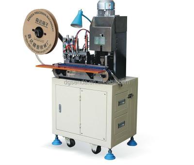 China Fully Automatic Flat Pin Making Machine / Crimping Power Cord Making Machine for sale