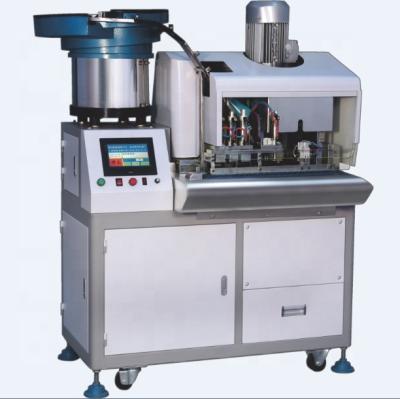 China Factory Price Electronic Full Automatic Euro Two Pin Plug Crimping Insertion Machine for sale