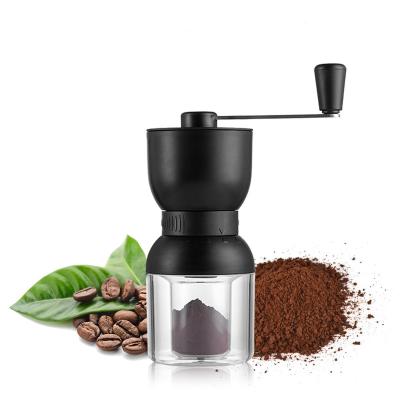 China Sustainable New Arrival Wholesale Household 4-Gear Manual Coffee Beans Grinders Portable Travel Coffee Mill Grinders with Hand Crank for sale