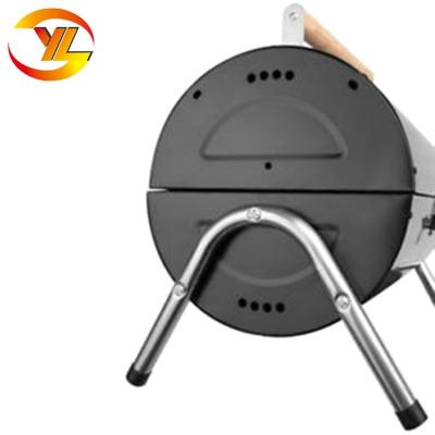 China Hot Product Cheap Price Hot Product Cheap Price Double Barrel Charcoal Grill Drum BBQ Drum Outdoor Cooking Side Mat for sale