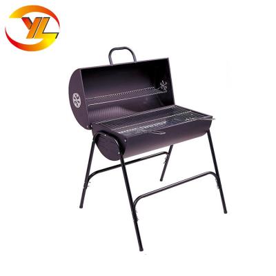 China Factory Price Outdoor Kitchen Size Large Barrel Shaped Barbecue Easily Assembled Grill for sale