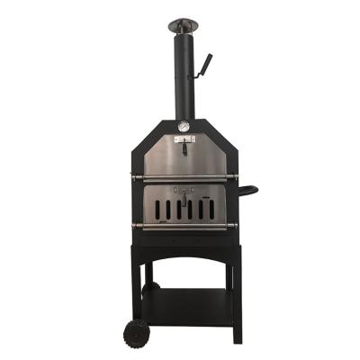 China Outdoor Good Prices Outdoor Commercial Wood Fired Charcoal Pizza Oven Stone , Wood Pellet Pizza Oven for sale