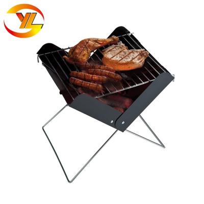 China BSCI Folding Factory X Form Portable Mini Charcoal Camper Barbecue Grills for sale