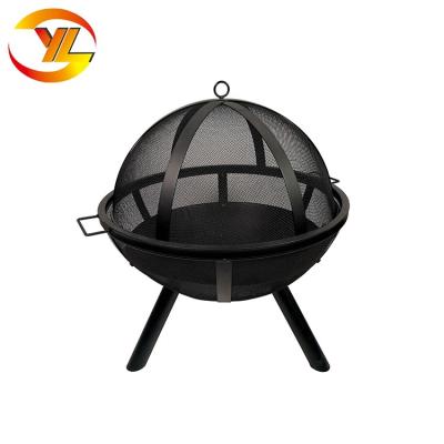 China Hot Sale Stocked Mesh Tripod Bonfire Fire Pit Outdoor for sale