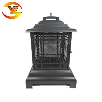 China Yuelong Outdoor Wood Burning Iron Fire Pit Stored for sale