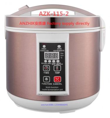 China AZK Hotels Factory Supply 5L Garlic Fermenter Black Garlic Fermentation Machine Automatic Smart Garlic Pot AZK115-2 Function for sale