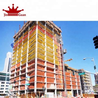 China Construction Safety Fence HDPE With Orange FR Site Scaffolding Debris Safety Net for sale