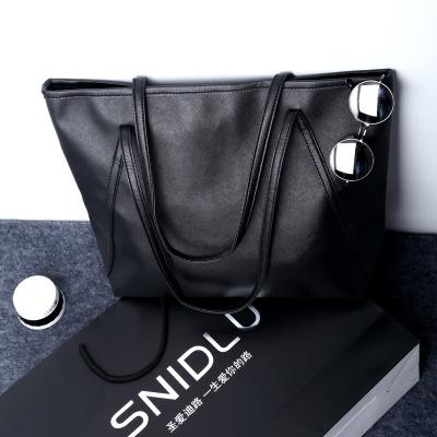 China Fashion Cheap High Quality PU Leather Handbag Brands Large Capacity Women Shoulder Bag For Outdoor Work for sale