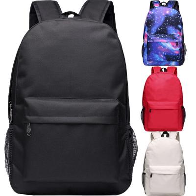 China Waterproof hot pure double zipper computer cloth Oxford student color travel leisure sale starry sky backpack for sale