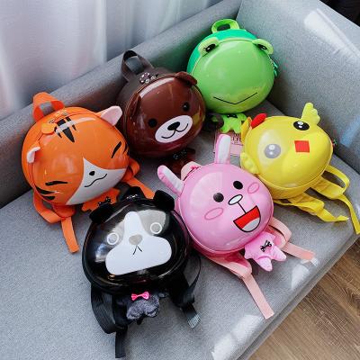 China 2021 New Fashion Cartoon Cute Eggshell Children's Daily Animal Anti-lost Rope Mini Schoolbags Backpack Primary for sale