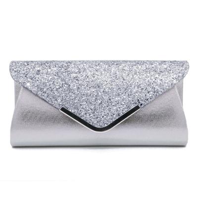 China New Fashion PU Sequins Ladies Makeup Mobile Phone Holding Glitter Bling Evening Bags Clutch for sale