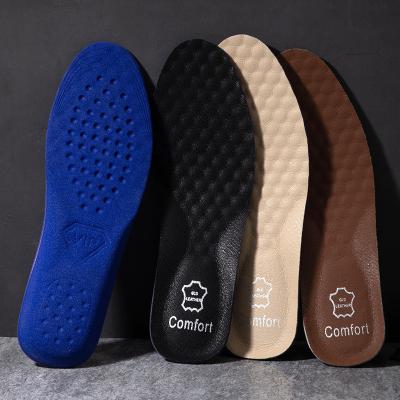 China 2022 new designer Business Men's weat deodorization shock absorption leather basketball sports breathable insole for sale