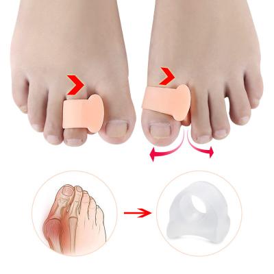 China Corrector Spacer Toe Protector Correction Pain Relief Toe Soft Separators Overlapping Toe Gel Toes Amazon Hot Selling Silicone large for sale